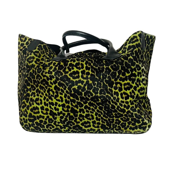 Limited Edition RARE Beck Neon Leopard Wild Child Bag - Picture 4 of 7